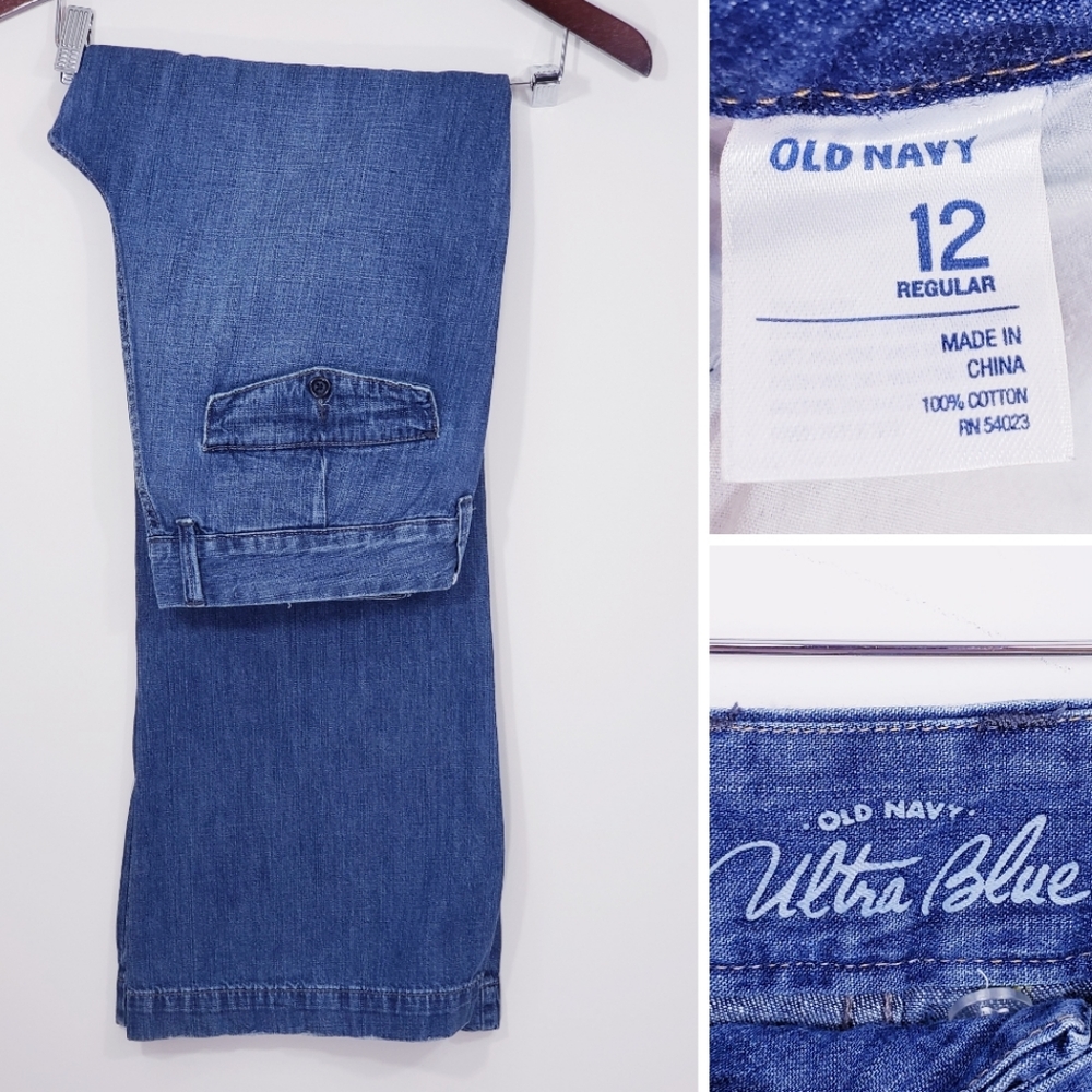 Old Navy 100% cotton jean size 12 - Picture 2 of 4
